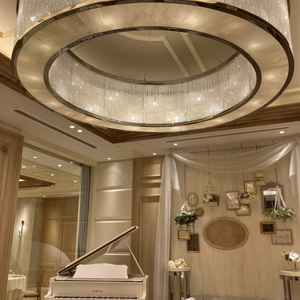 披露宴会場の入り口には広々としたウェルカムボードのスペースがあり、ダンボール3箱分の持ち込み可能。