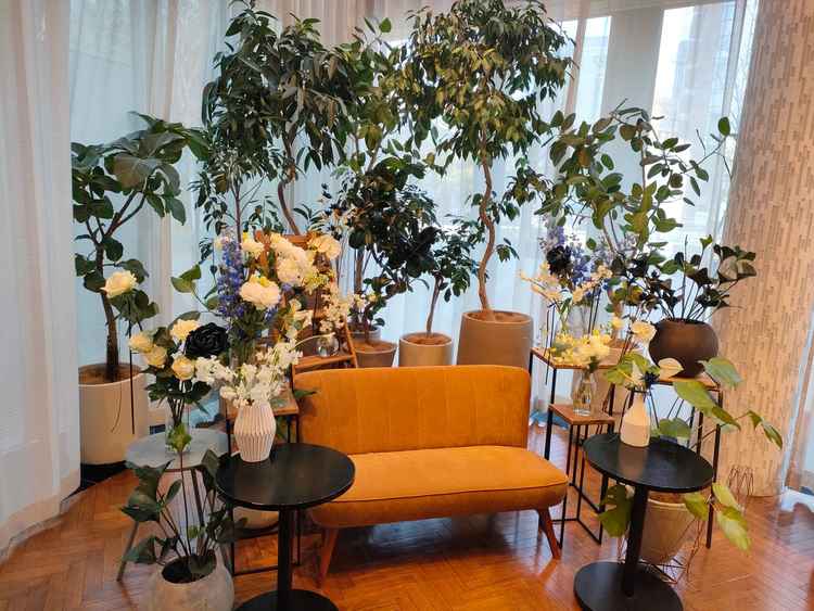 1F披露宴会場の一角