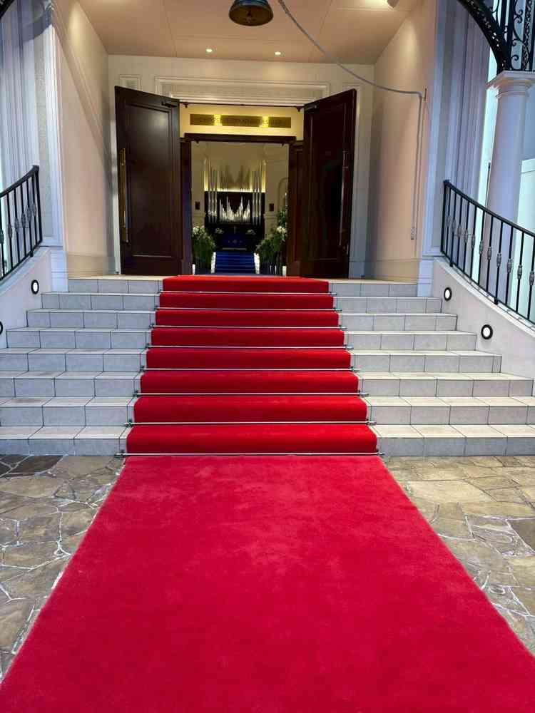 フラワーシャワー会場