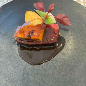 試食会のお料理(ロッシーニ)。かなり美味しかったですが、料理のランクアップが必要とのことです。