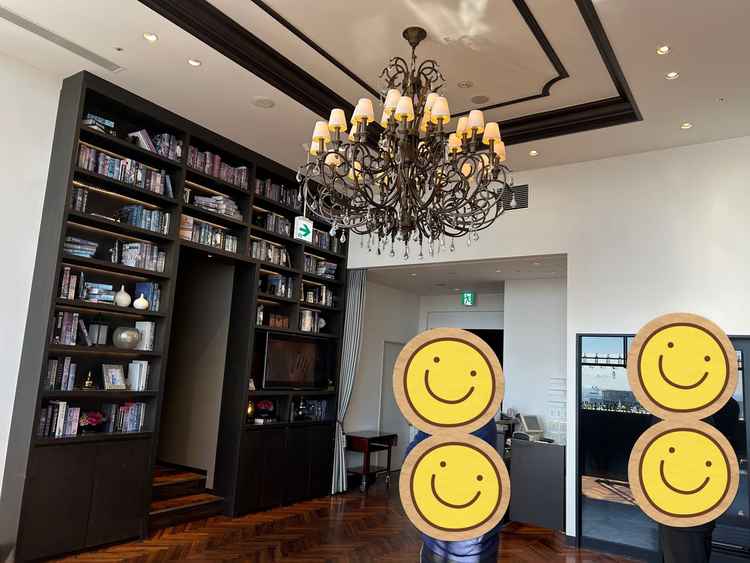 ゲスト用待合室。おしゃれな空間でテンション上がりました！