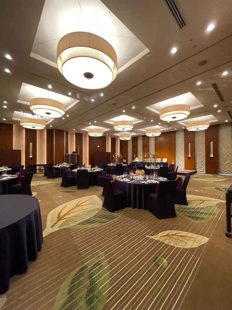 披露宴会場内部