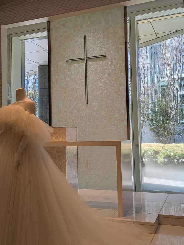 チャペルの貝殻のような可愛さ