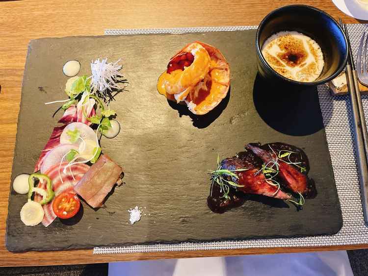 コースのワンプレート試食