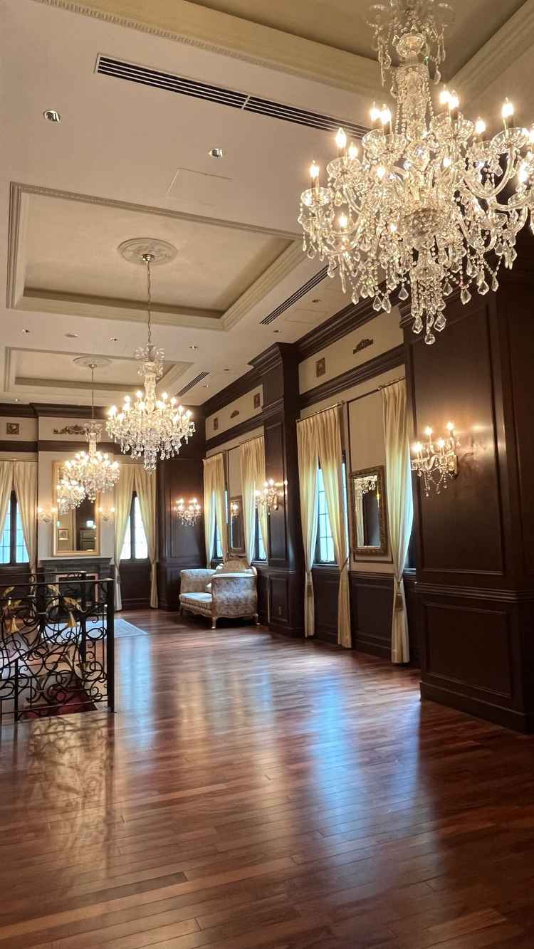 装飾が綺麗でまるでお城にいる雰囲気だった。