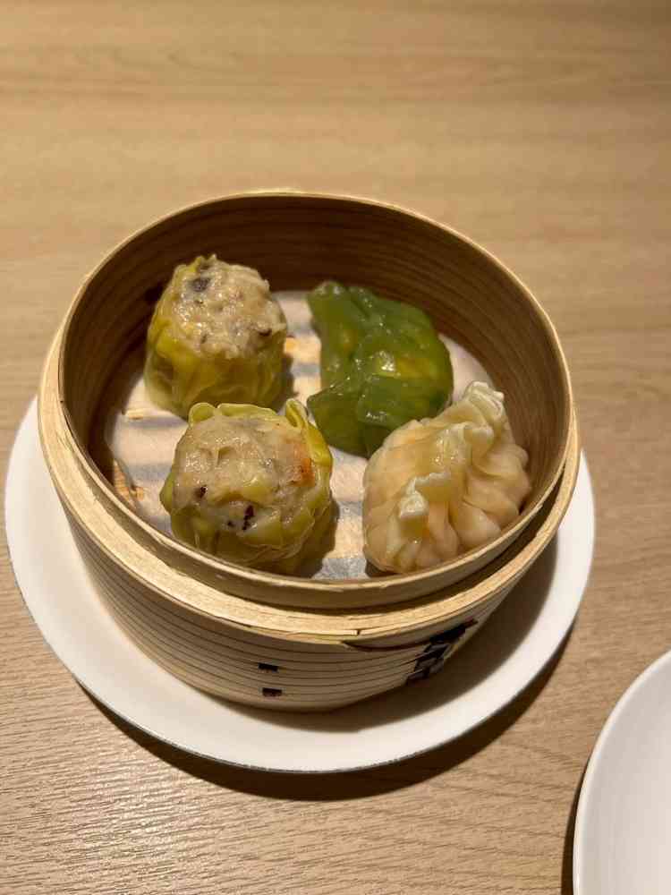 試食で頂いた点心。コースメニューではなく、点心ビュッフェでいただけるもの。