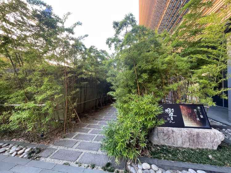 入り口にある竹林　7月撮影