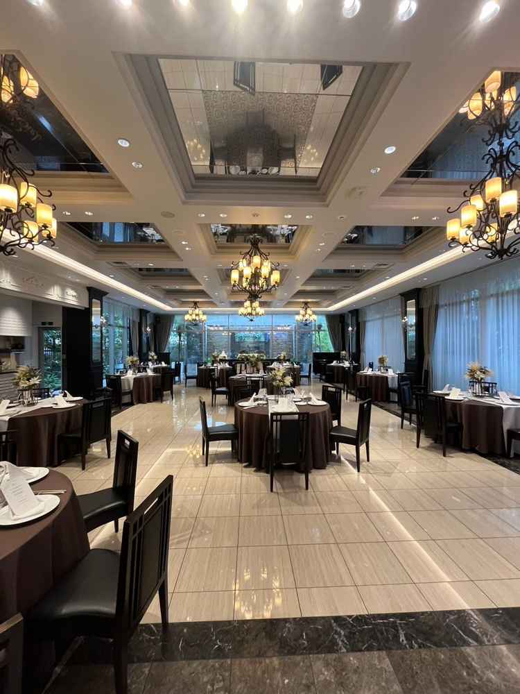 披露宴会場のニューヨークです。モダンでかっこよかったです。