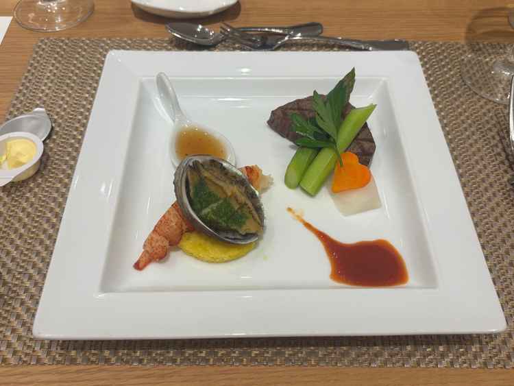 信州牛のステーキがとても美味しかったです！