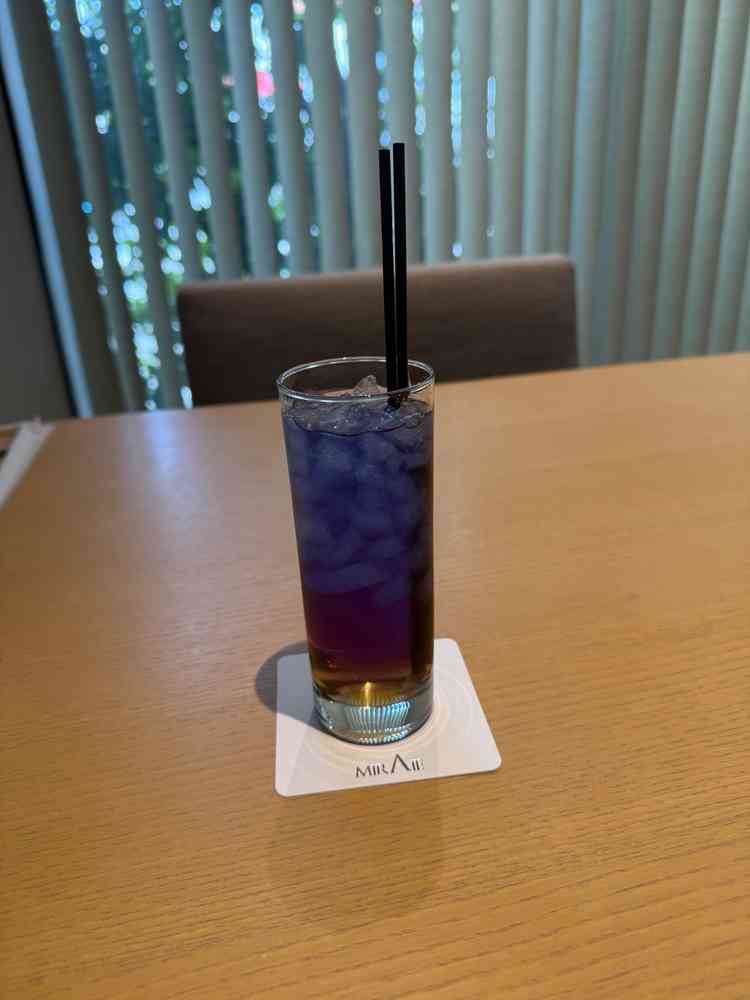 見学のみにもかかわらずかわいいドリンクをいただきました