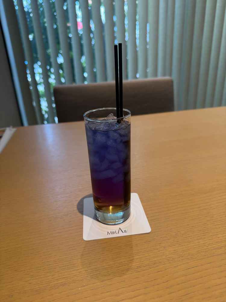 見学のみにもかかわらずかわいいドリンクをいただきました