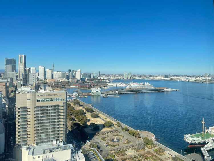 マリンタワーからの景色。式当日はここを貸し切れるとのことでゲストへの素晴らしいサプライズになりそう。