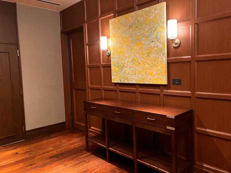 披露宴会場利用者専用の小部屋です。利用者のみが使用できるお手洗いが準備されています。