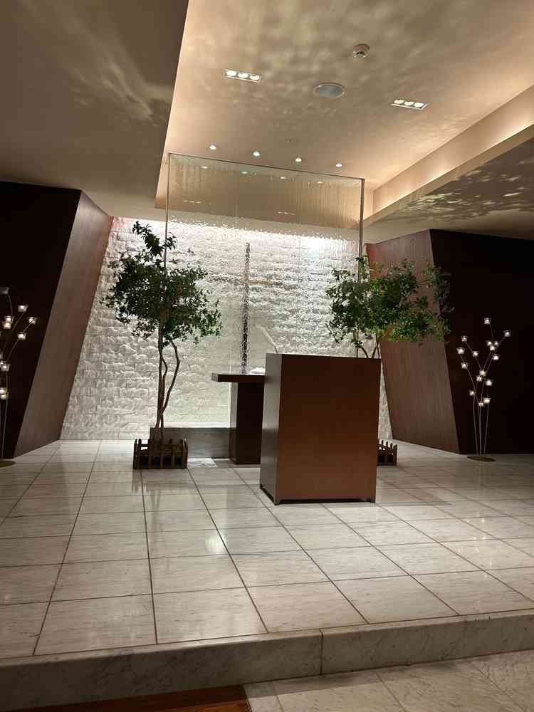 挙式会場は、落ち着いた雰囲気の中にも華やかさがあり、写真で見るよりも実際はより広く感じられそうだとい