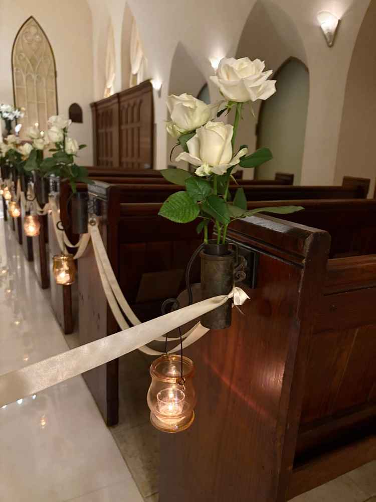 本物のろうそくの香りが、温かみを演出していて素敵だった。