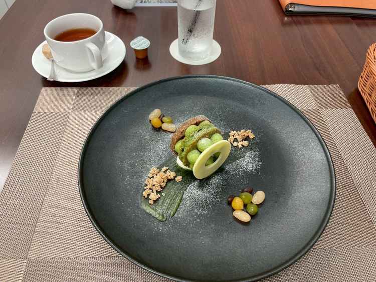 試食のデザート