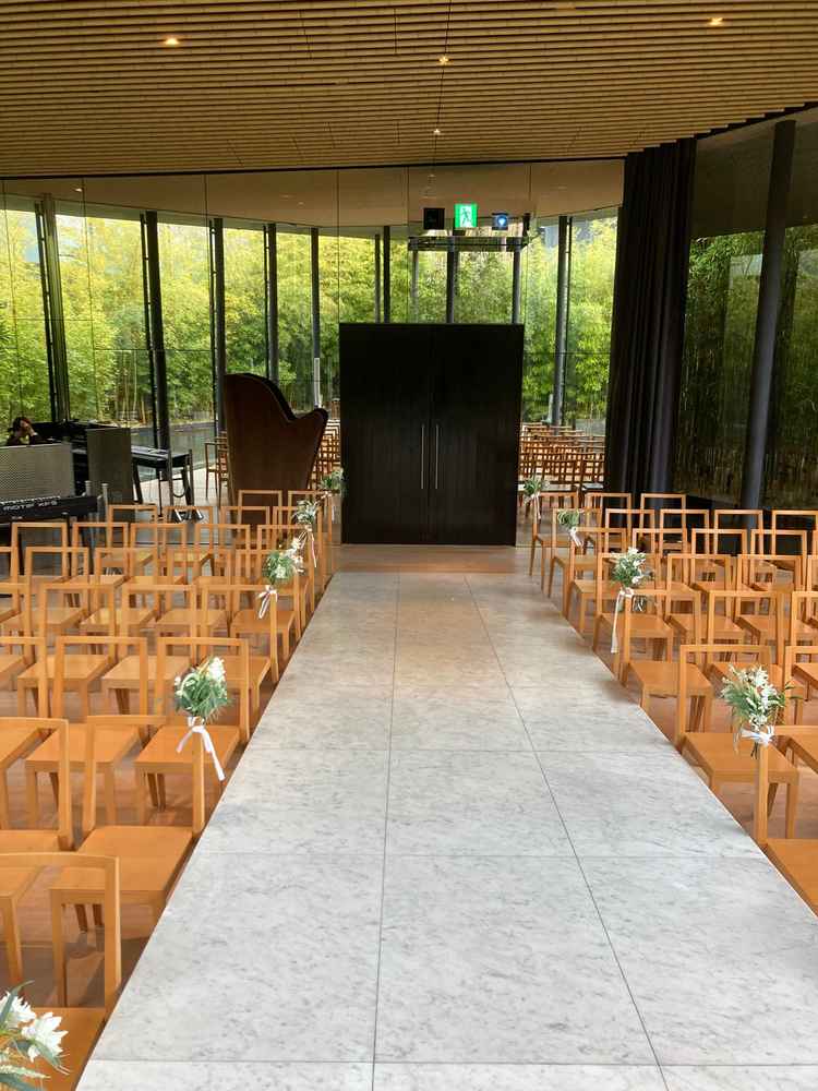 チャペルの奥から撮った写真