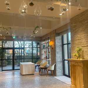 ウェルカムパーティーができるスペース。18000円以上のコースだとウェルカムパーティー用フード付き。