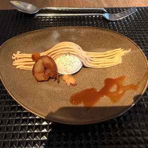 試食のモンブラン