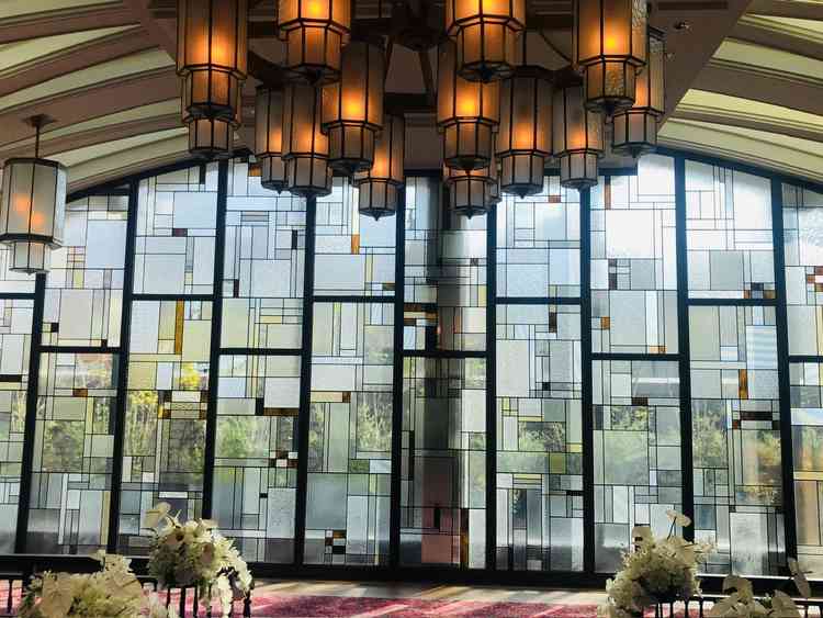 一目惚れしたチャペル。モダンで、唯一無二かなと思います。