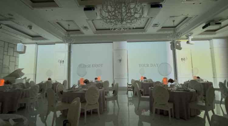 プロジェクションが前面に映し出されて迫力がありました