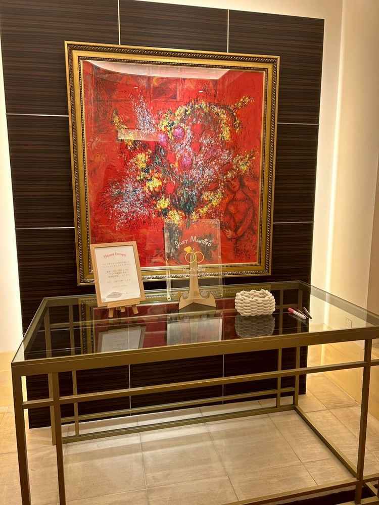 結婚証明にするためのオブジェ