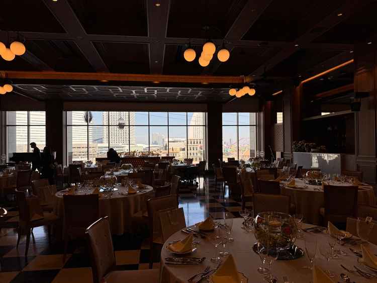 披露宴会場からの眺め