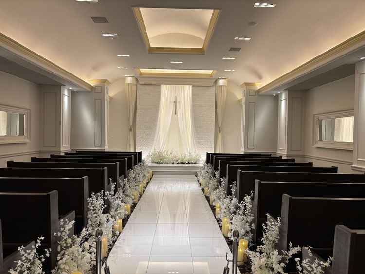 チャペルがとても綺麗で素敵だった