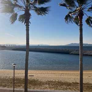 披露宴会場ベランダからの景色