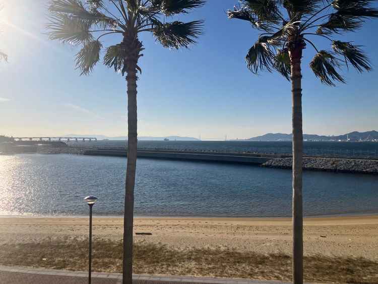 披露宴会場ベランダからの景色