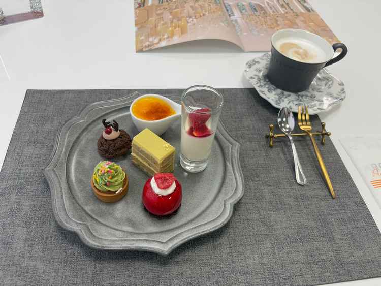 試食のデザートもボリュームがあり、どれも美味しかったです。