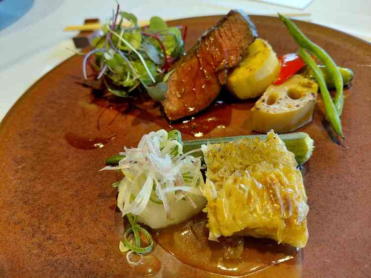 試食会 2品目の魚·肉料理