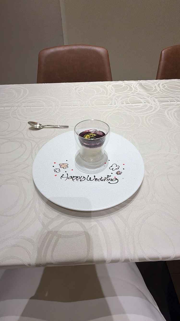 コース料理のデザート