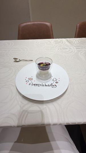 コース料理のデザート