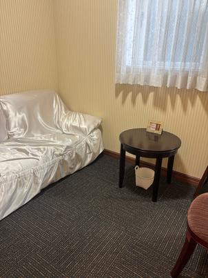 式の後に新郎新婦が使用する控え室。