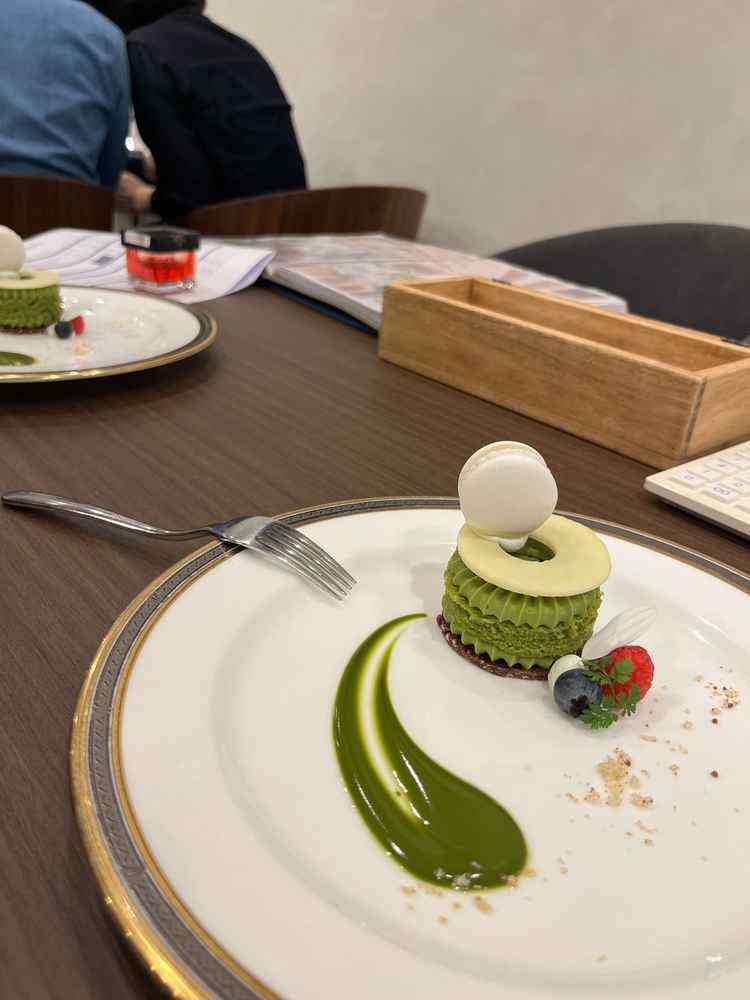 試食の最後にデザートまで出していただきました。