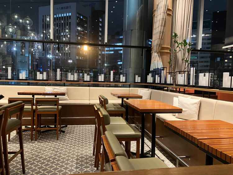 レストランからの景色も良いです。