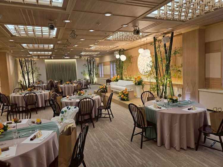 乃木会館にある披露宴会場のひとつです