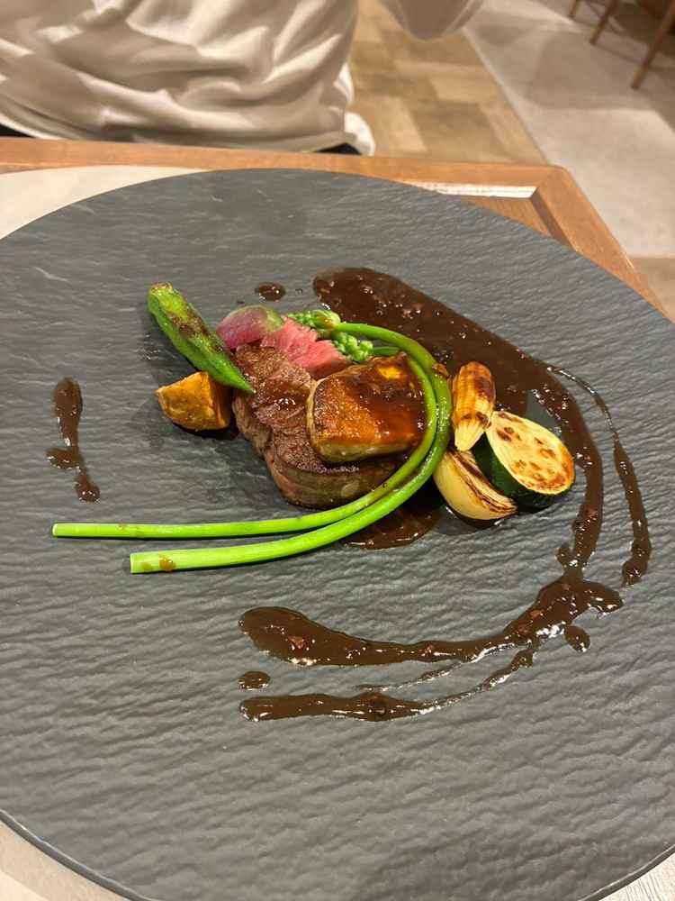 試食の牛フィレ