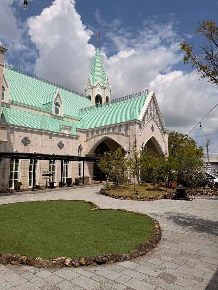 ガーデンはハート型で可愛かったです。このガーデンも貸切で使うことができるのはうれしいです。