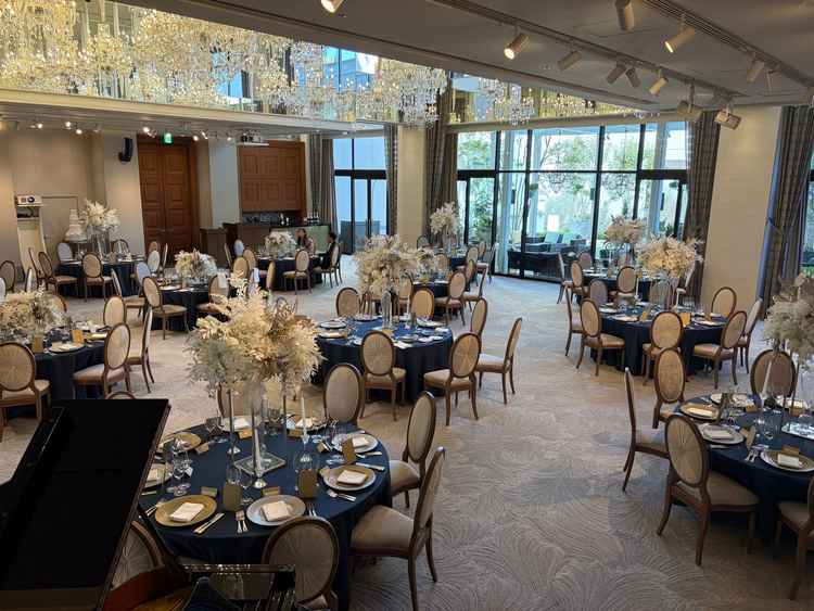 とにかく広い披露宴会場です。