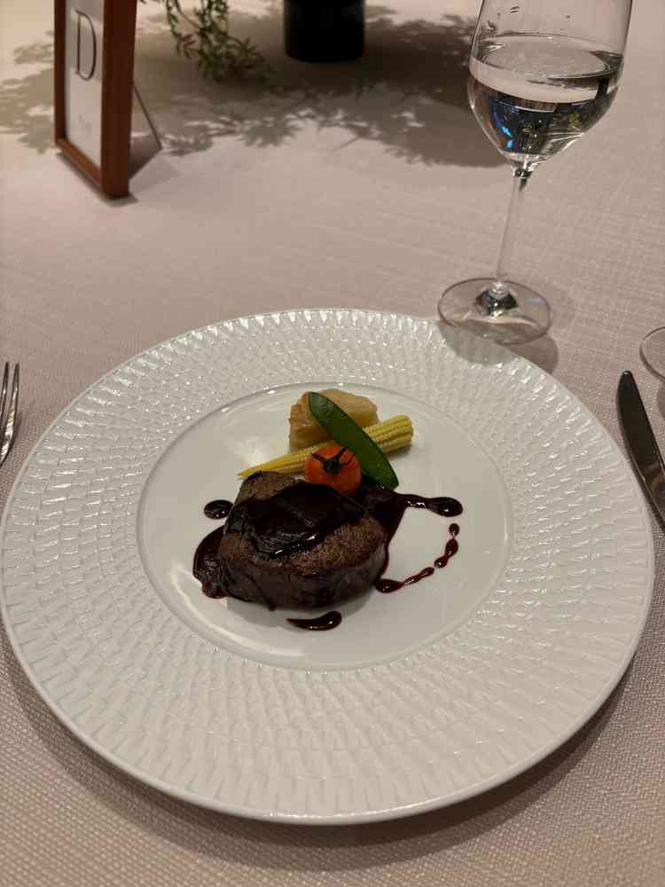 試食のお肉