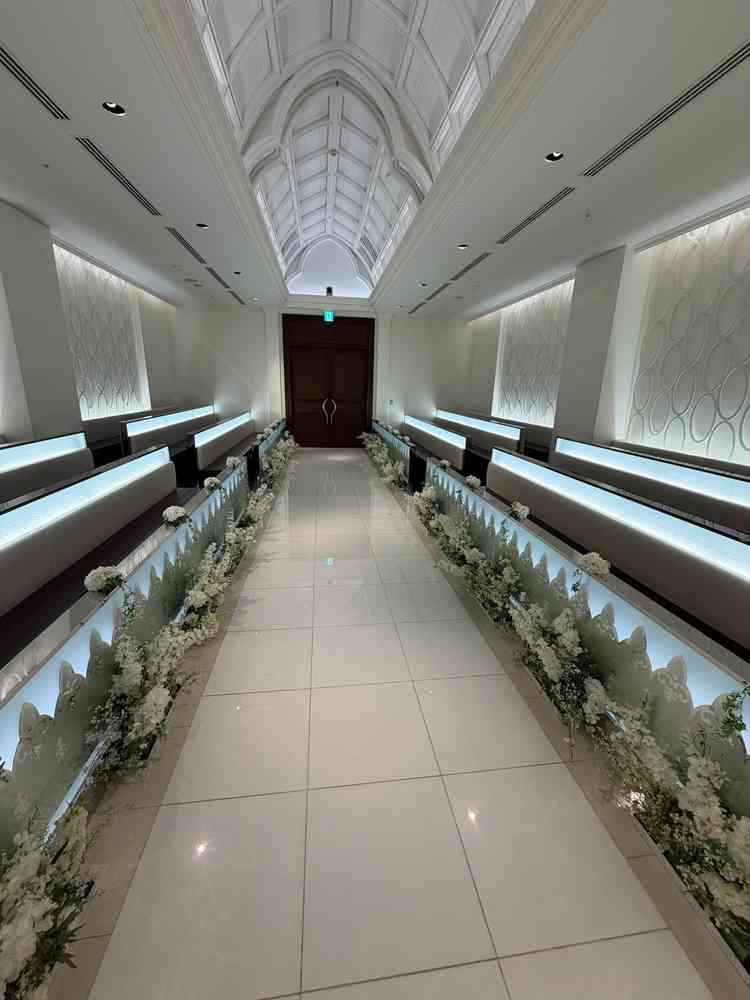 チャペルです。対面式になってます