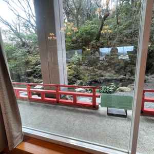 宴会場から見えるお庭