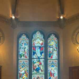 チャペル内。生演奏を聴かせていただきました。