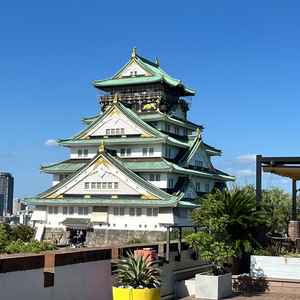屋上のガーデンテラスから大阪城が綺麗で記憶に残る結婚式になりそうです