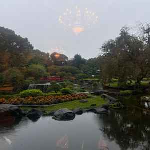生憎の雨でしたが、庭園は美しかったです!ローズガーデンは見頃があるようでした。