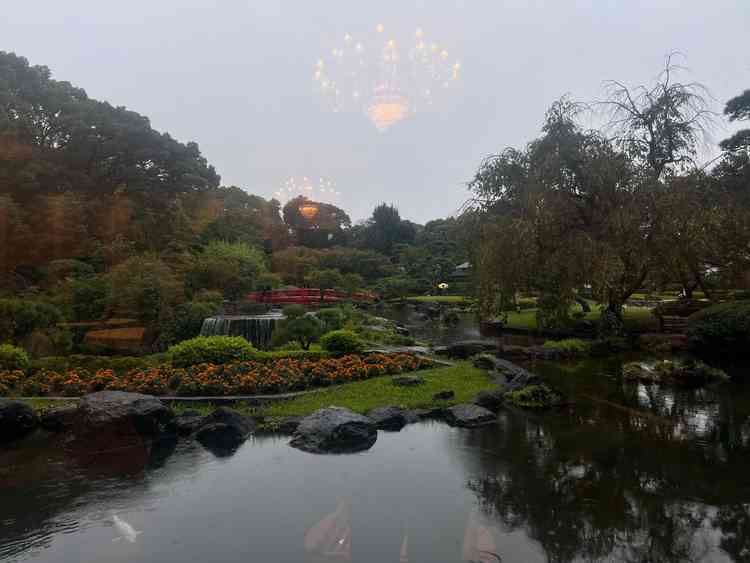 生憎の雨でしたが、庭園は美しかったです!ローズガーデンは見頃があるようでした。