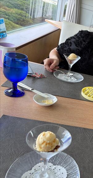 試食のデザート