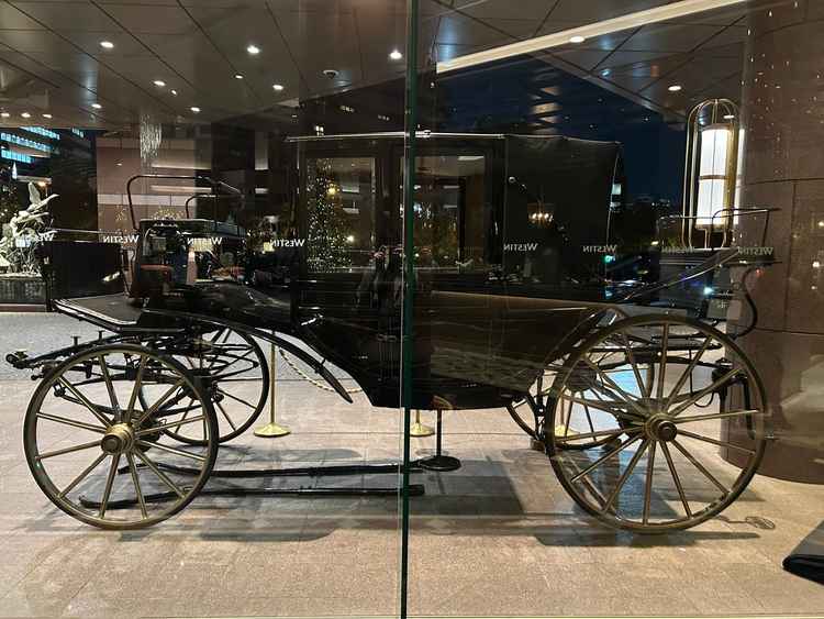 実際公道を走る馬車